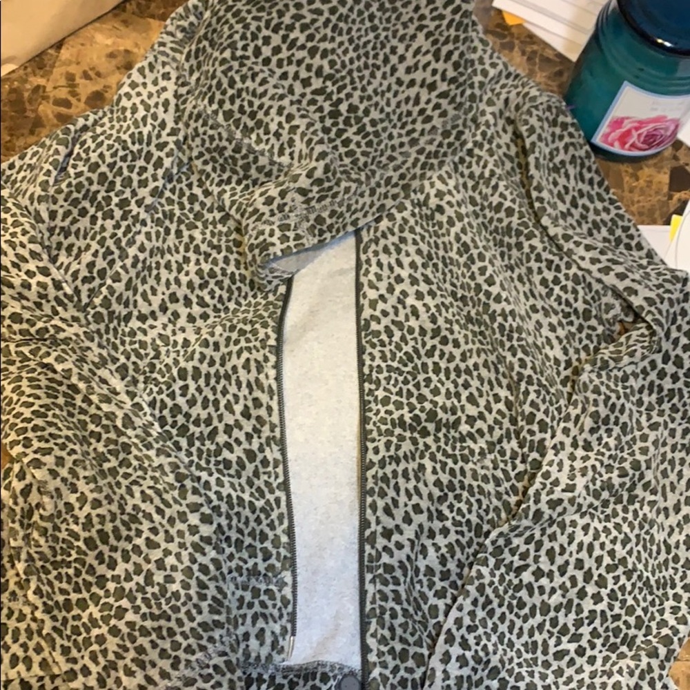 cheetah print sweater